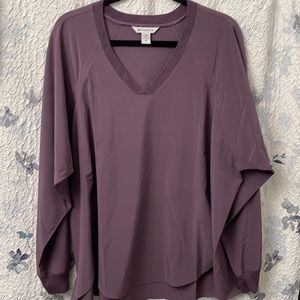 NWOT Athleta Zephyr Long Sleeve Top 2X in Plum